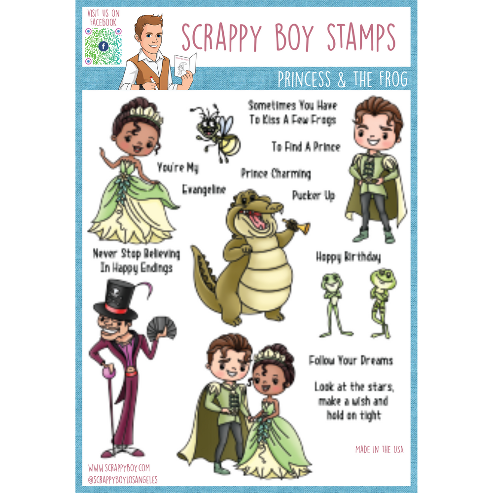 
                  
                    Princess & the Frog - 6x8 Stamp Set Scrappy Boy Stamps
                  
                