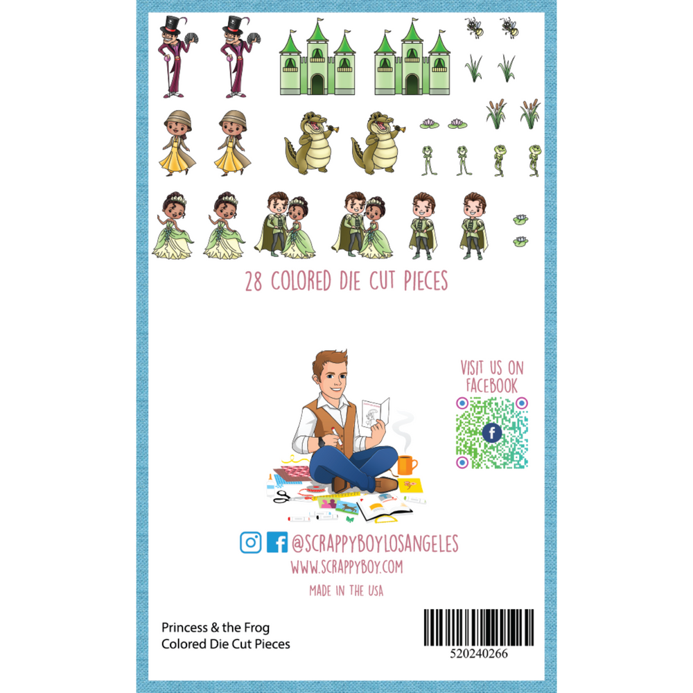 
                  
                    Princess & The Frog - Colored Die Cut Pieces Scrappy Boy Stamps
                  
                