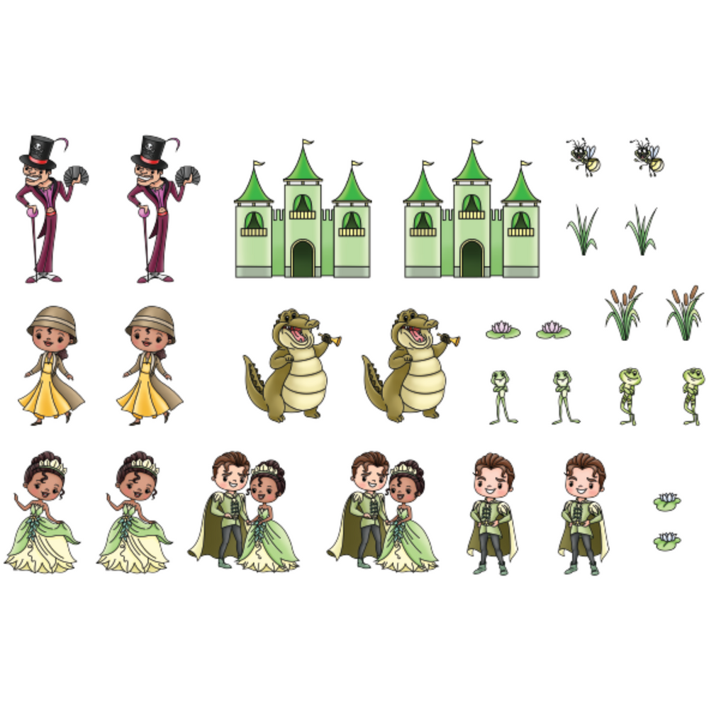 
                  
                    Princess & The Frog - Colored Die Cut Pieces Scrappy Boy Stamps
                  
                