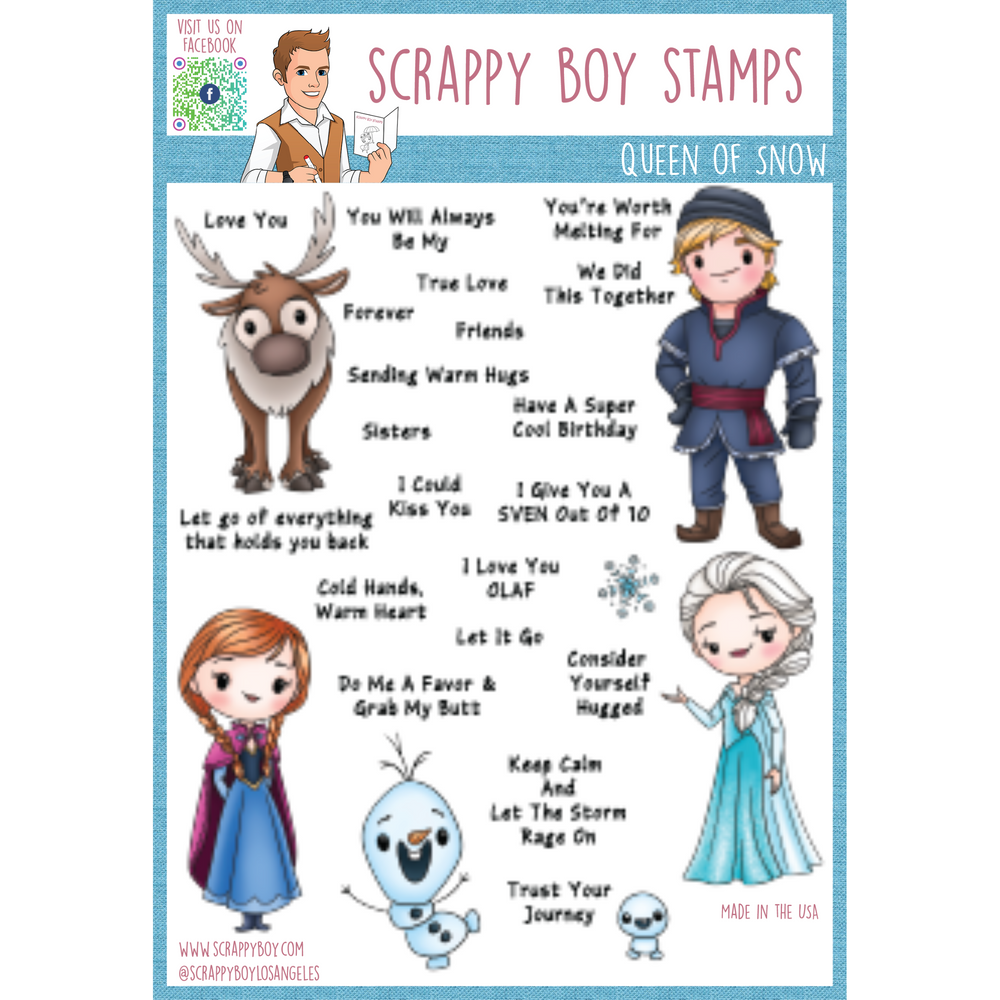 
                  
                    I Want It All Bundle - Queen of Snow Release Scrappy Boy Stamps
                  
                