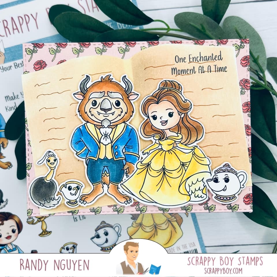 
                  
                    Beauty & the Beast - 6x8 Stamp Set Scrappy Boy Stamps
                  
                