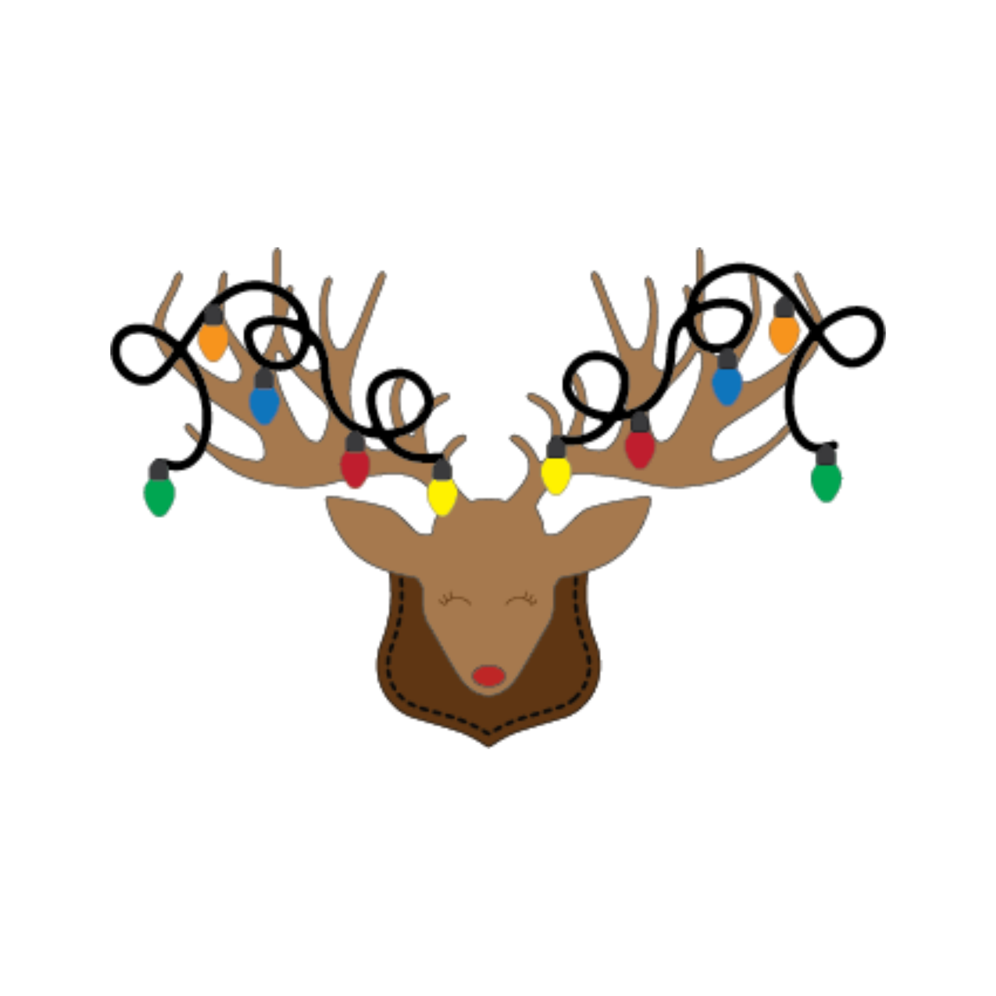 Reindeer Head Die scrappyboystamps