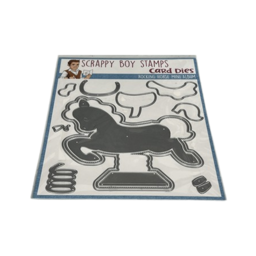 Rocking Horse Mini Album Die scrappyboystamps