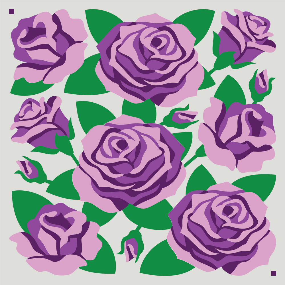 
                  
                    Roses 4 Piece Layered Stencil Set scrappyboystamps
                  
                