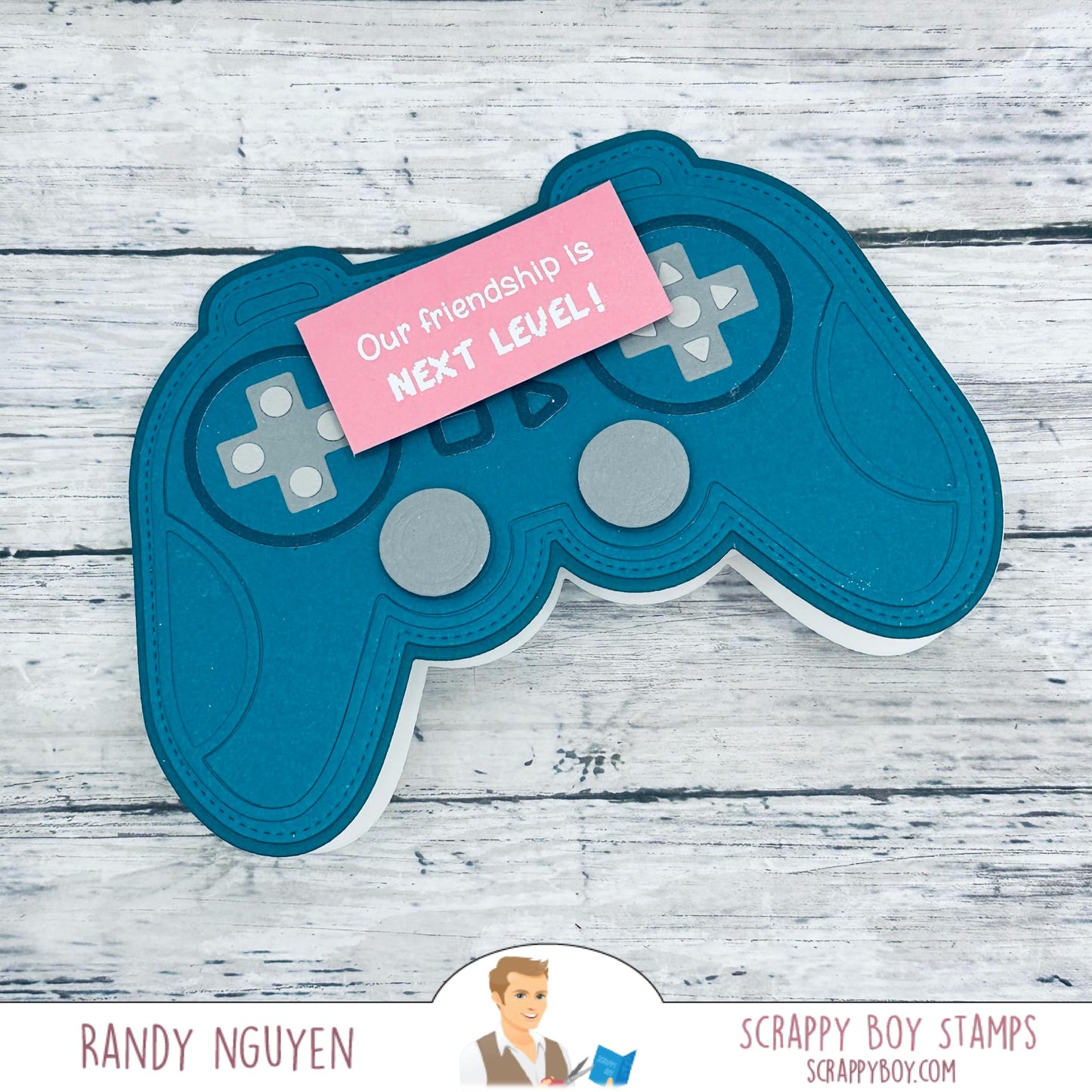 game-controller-mini-album-die-shaped-card-die-scrappy-boy-stamps for Free Printable Game Control Card Game Controller Mini Album Die/Shaped Card Die - Scrappy Boy Stamps for Free Printable Game Control Card