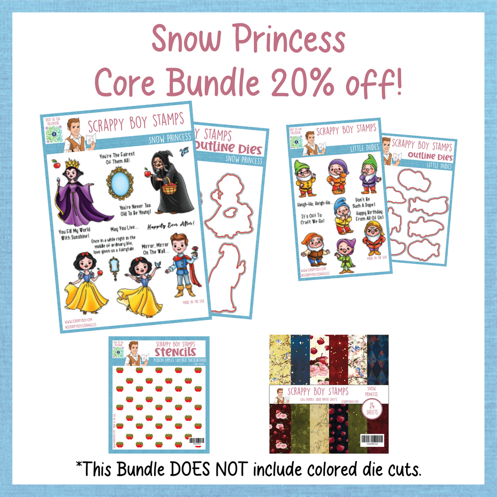 Core Bundle - Snow Princess Release Scrappy Boy Stamps