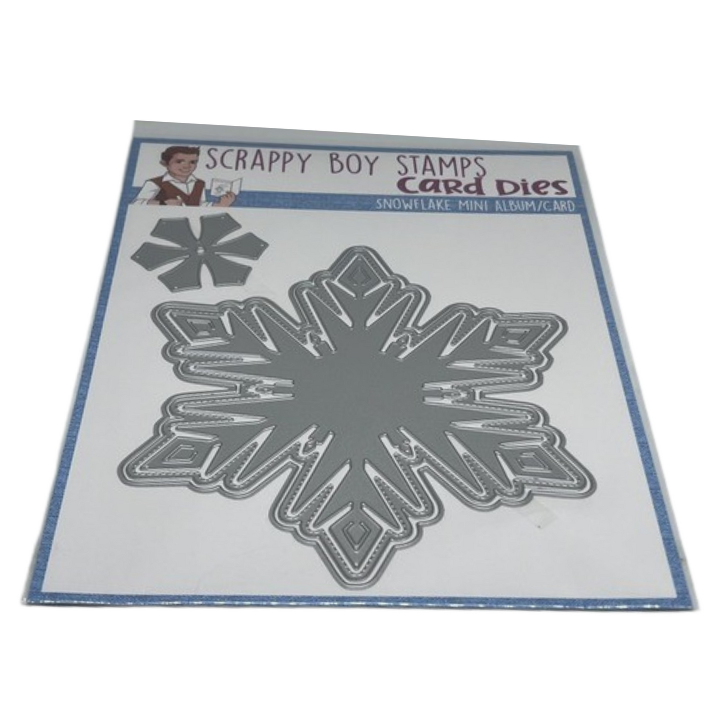 
                  
                    Snowflake Mini Album/Card Die scrappyboystamps
                  
                