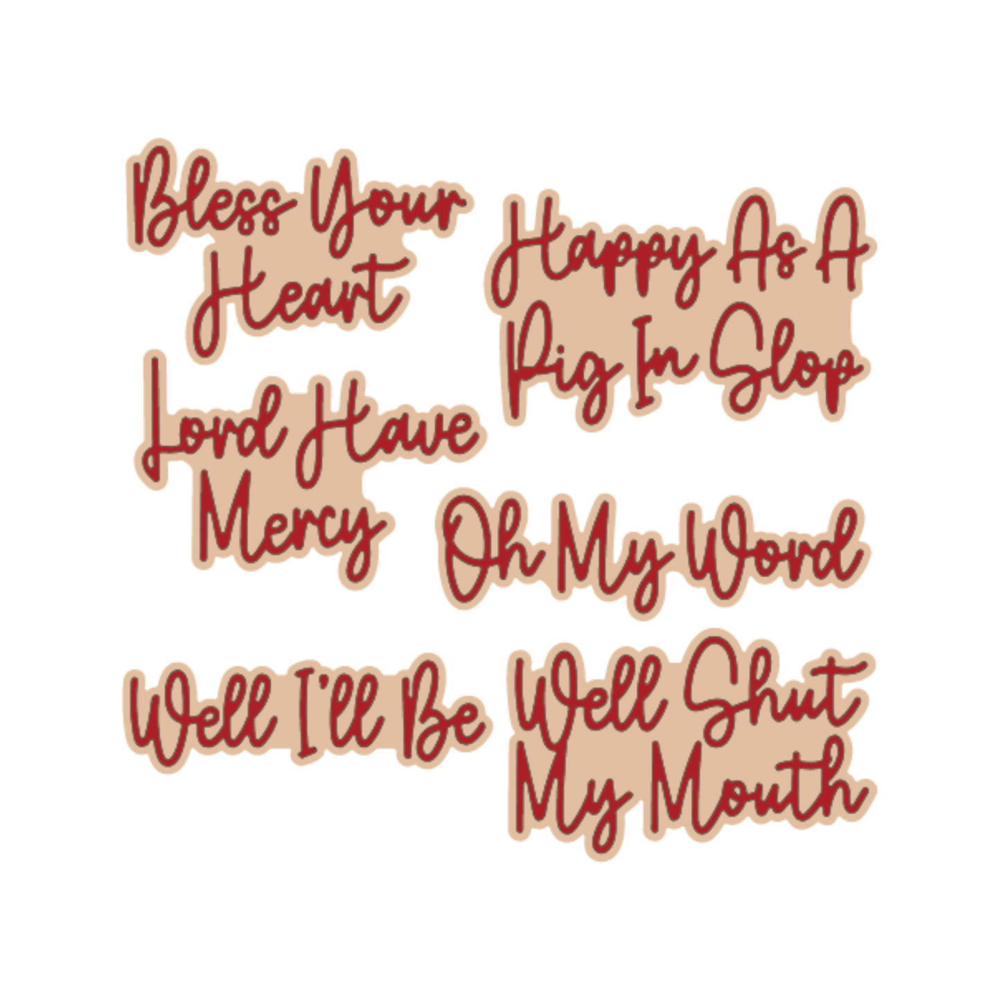
                  
                    South In Your Mouth Phrases Word Dies scrappyboystamps
                  
                