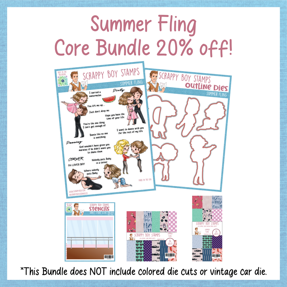 Core Bundle - Summer Fling Release Scrappy Boy Stamps