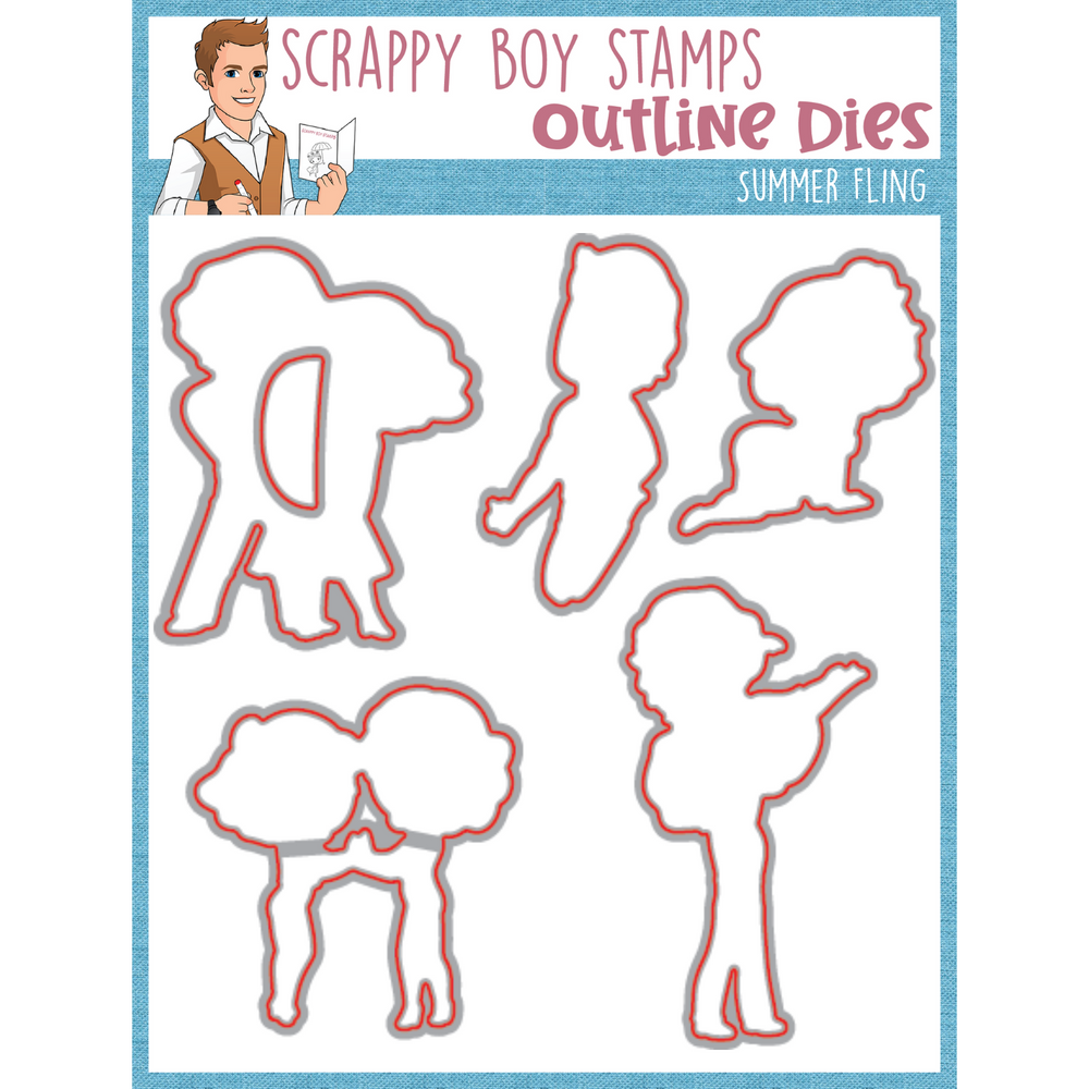 
                  
                    Outline Dies - Summer Fling scrappyboystamps
                  
                