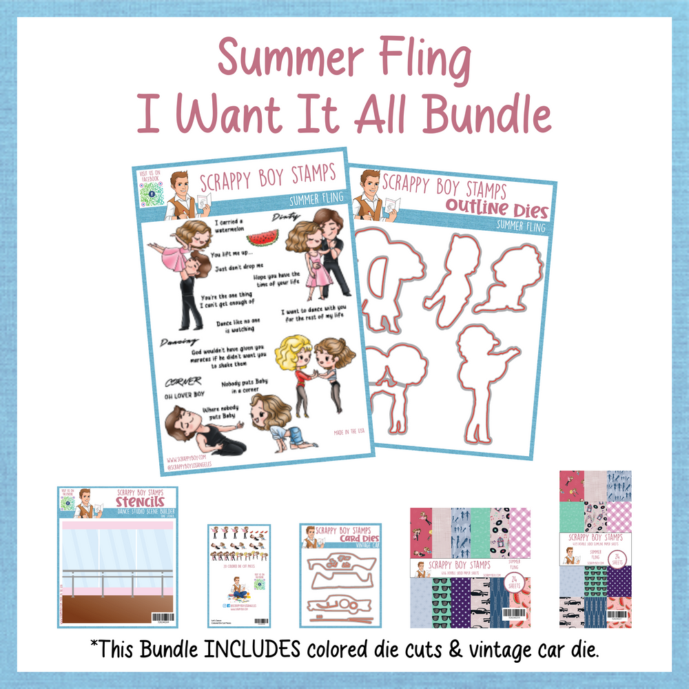 
                  
                    I Want It All Bundle - Summer Fling Release Scrappy Boy Stamps
                  
                