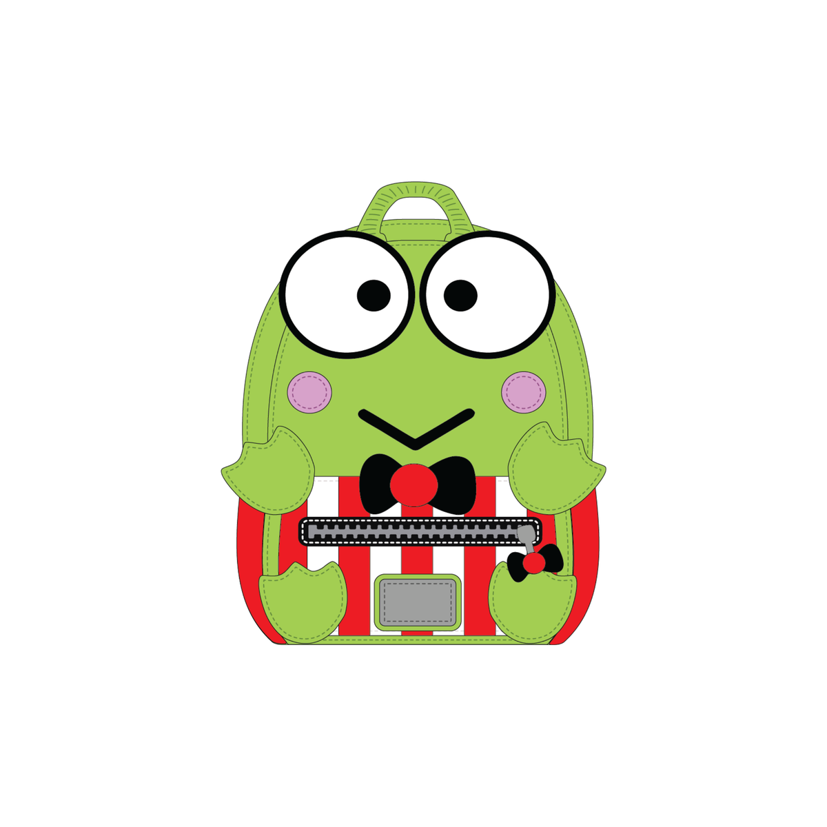 Sweet Frog Backpack Add On Die Set scrappyboystamps