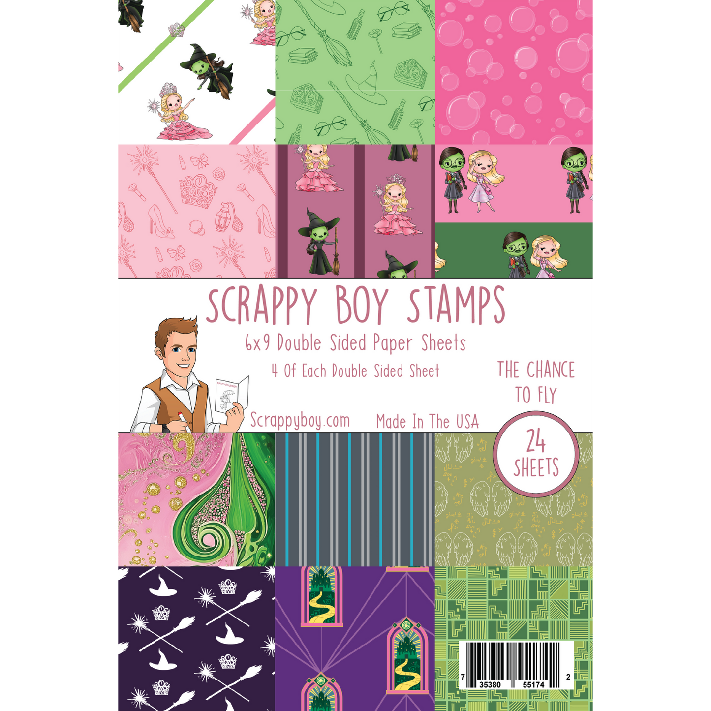 The Chance To Fly 6x9 Paper Pack scrappyboystamps