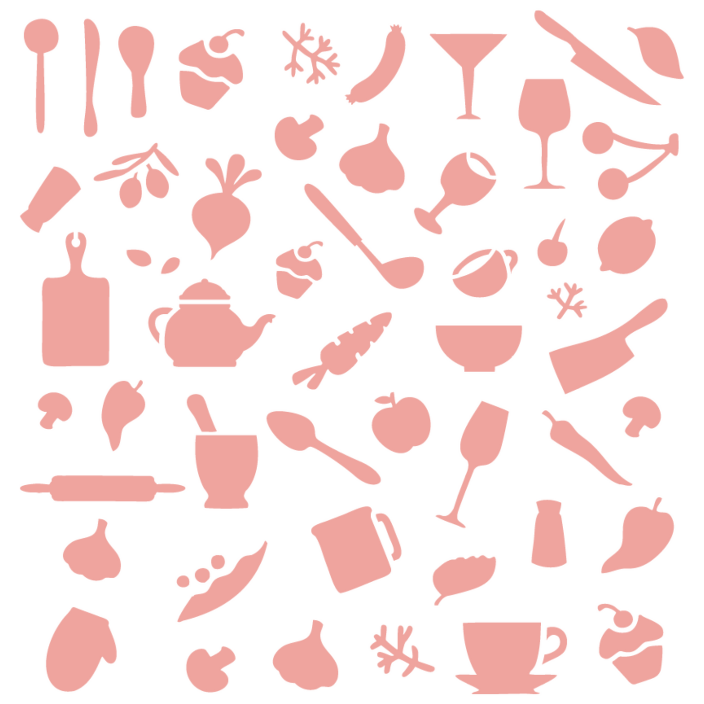 The French Chef Background Stencil scrappyboystamps