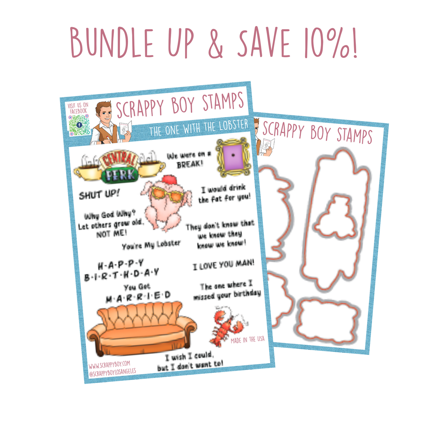 
                  
                    Bundle - The One With the Lobster Stamp & Outline Dies
                  
                