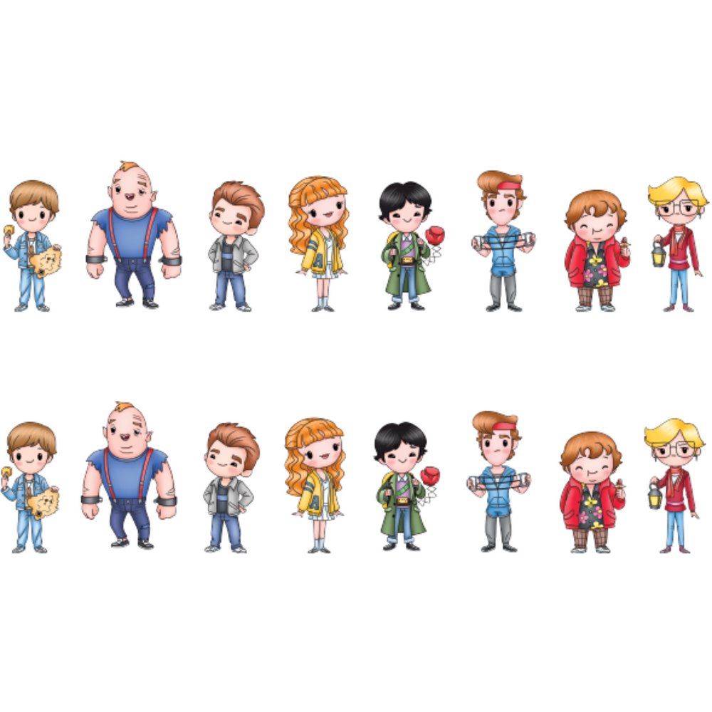 Treasure Hunter Kids - Colored Die Cut Pieces Scrappy Boy Stamps