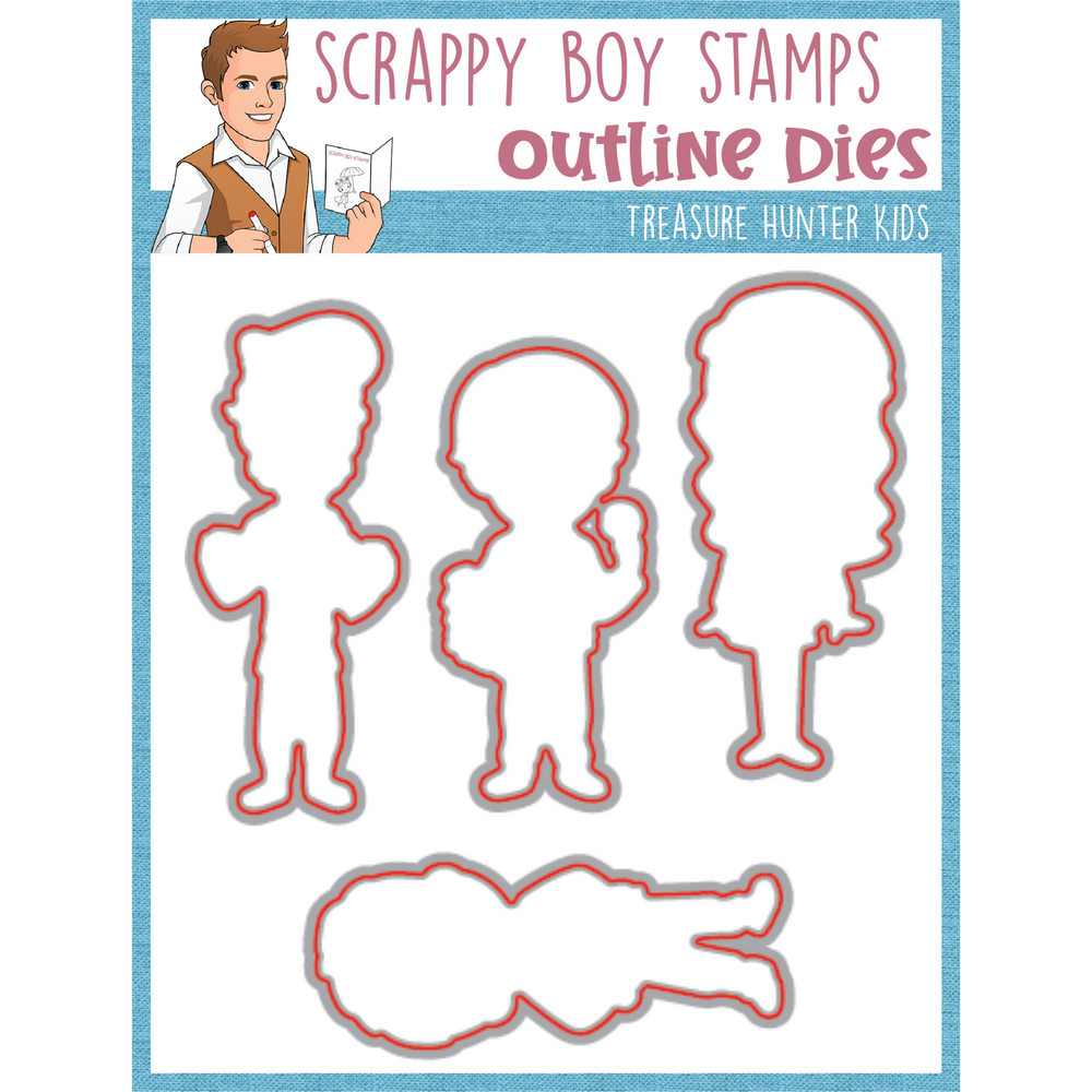 
                  
                    Outline Dies - Treasure Hunter Kids scrappyboystamps
                  
                