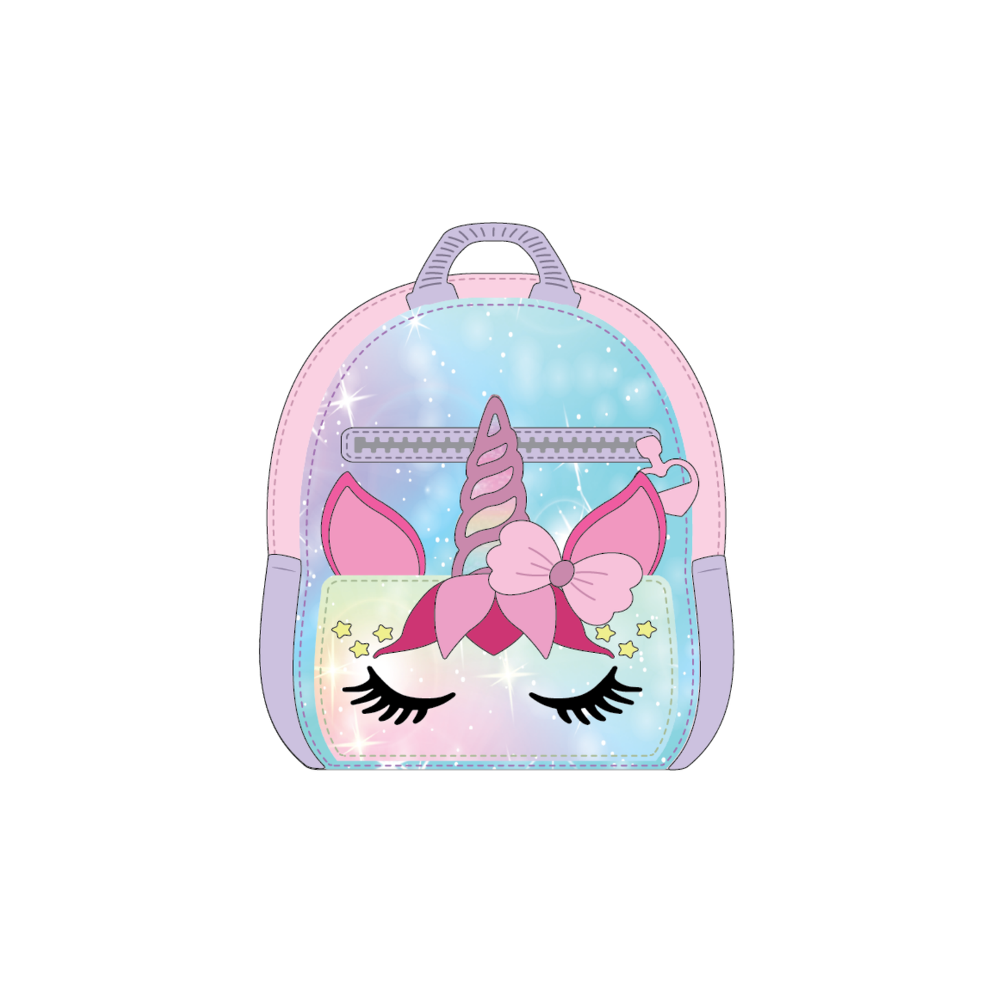 Unicorn Backpack Add On Die Set scrappyboystamps