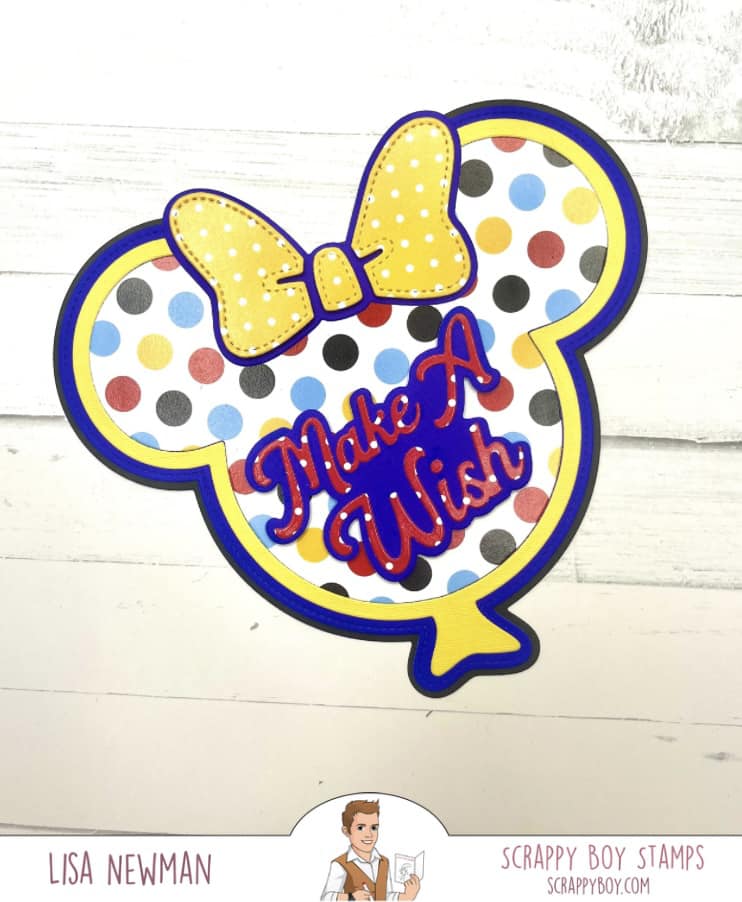 
                  
                    Balloon Shaker Mouse Head Mini Album/Card Die scrappyboystamps
                  
                