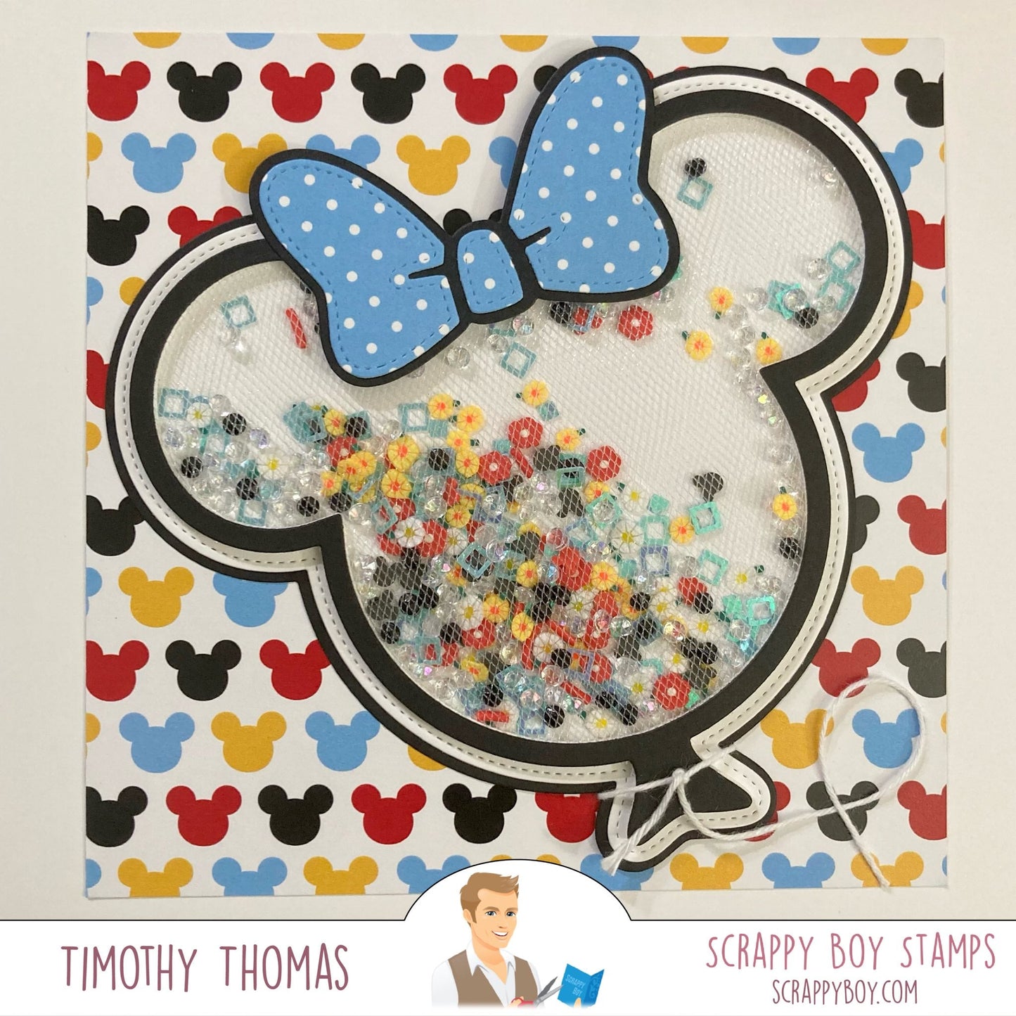 
                  
                    Balloon Shaker Mouse Head Mini Album/Card Die scrappyboystamps
                  
                