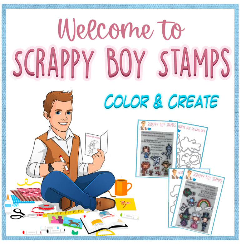 Scrappy Boy Stamps