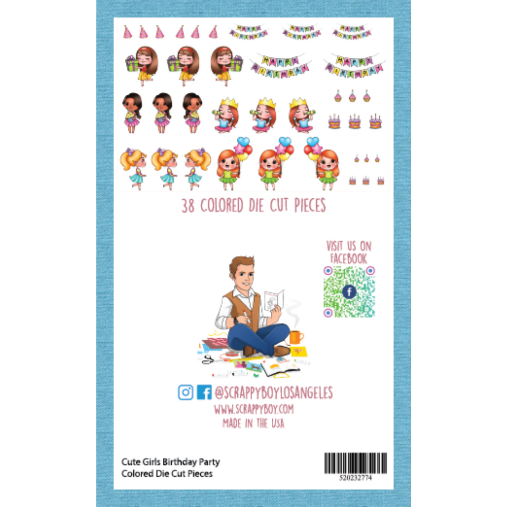 
                  
                    I Want It All Bundle - Cute Girls Birthday Celebration Release Scrappy Boy Stamps
                  
                