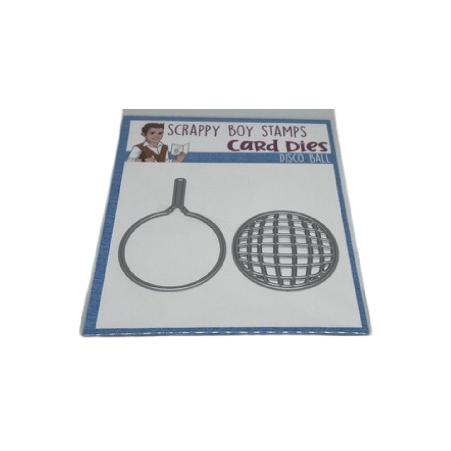 Disco Ball Die scrappyboystamps