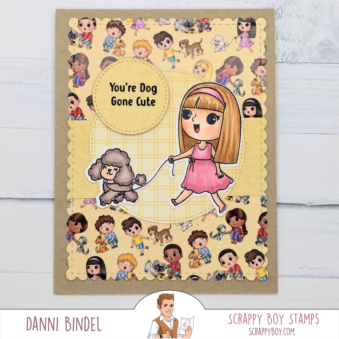 
                  
                    Bundle - Cute Kids Dog Lovers Stamp & Outline Dies Scrappy Boy Stamps
                  
                