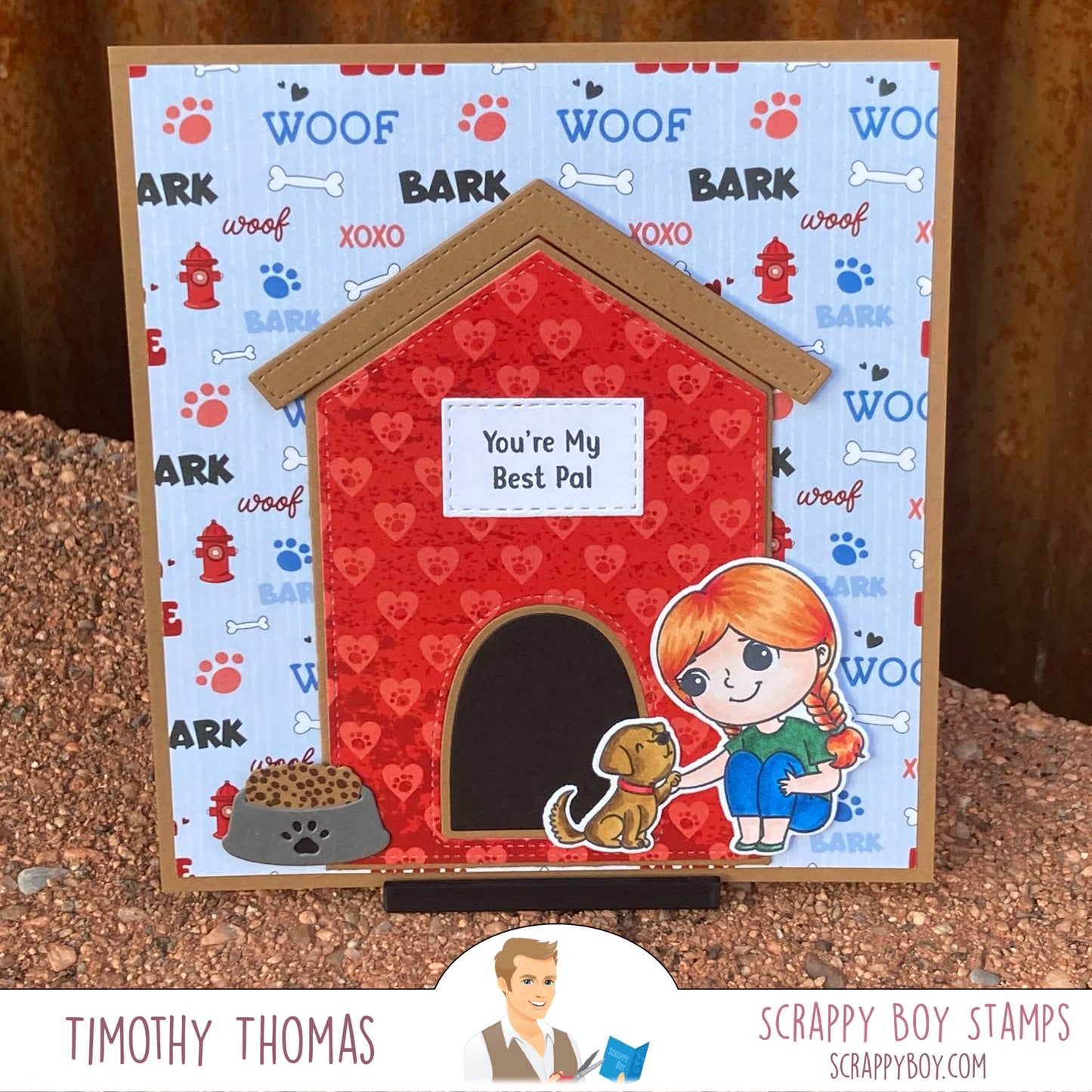 
                  
                    Bundle - Cute Kids Dog Lovers Stamp & Outline Dies Scrappy Boy Stamps
                  
                