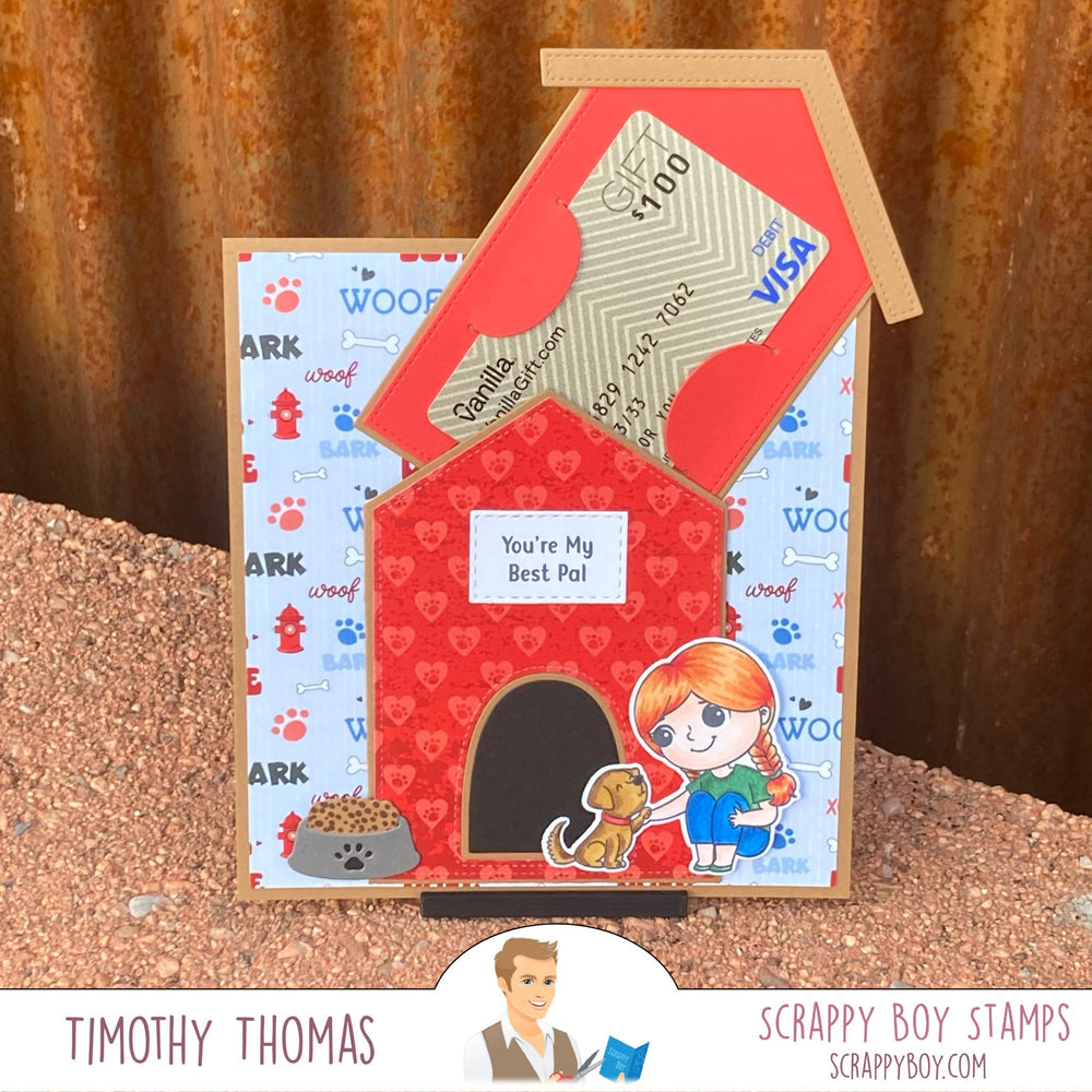 
                  
                    Bundle - Cute Kids Dog Lovers Stamp & Outline Dies Scrappy Boy Stamps
                  
                