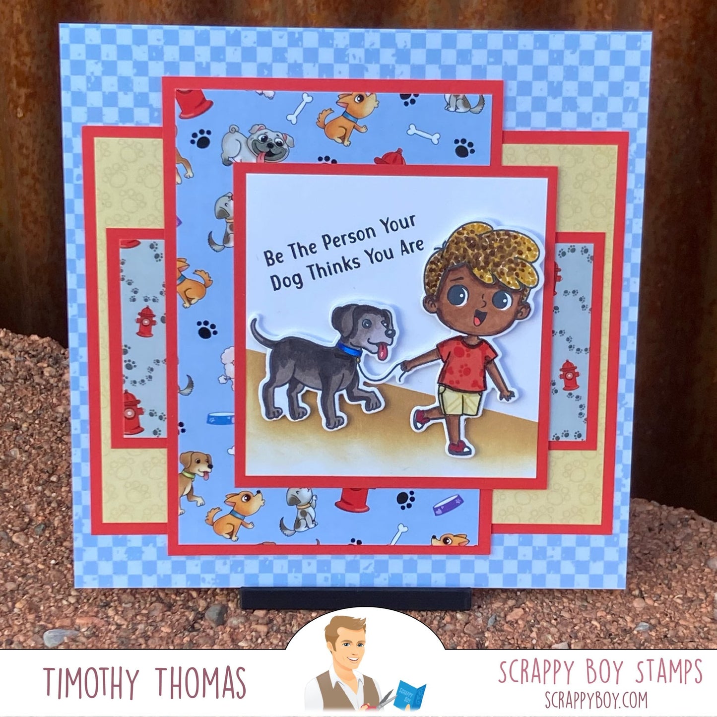 
                  
                    Bundle - Cute Kids Dog Lovers Stamp & Outline Dies Scrappy Boy Stamps
                  
                