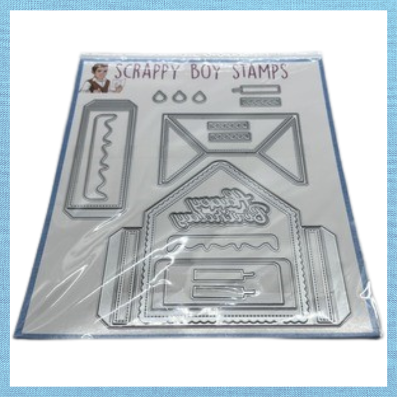 Happy Birthday Pop Up Envelope Card Die Set scrappyboystamps