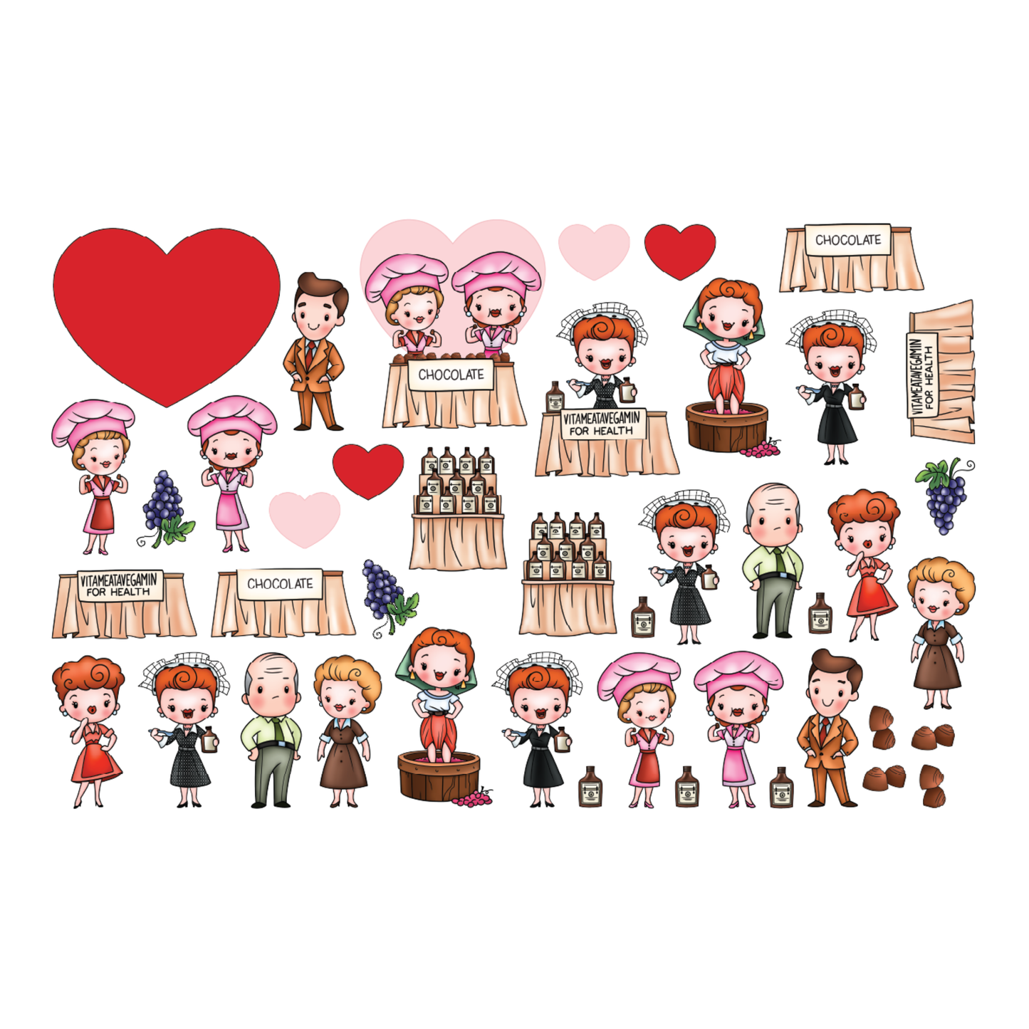 I Want It All Bundle - Everyone's Favorite Red Head scrappyboystamps