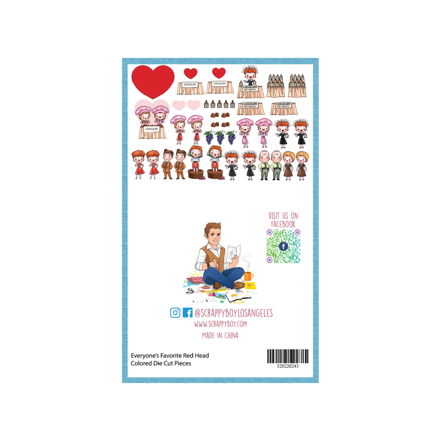 I Want It All Bundle - Everyone's Favorite Red Head scrappyboystamps