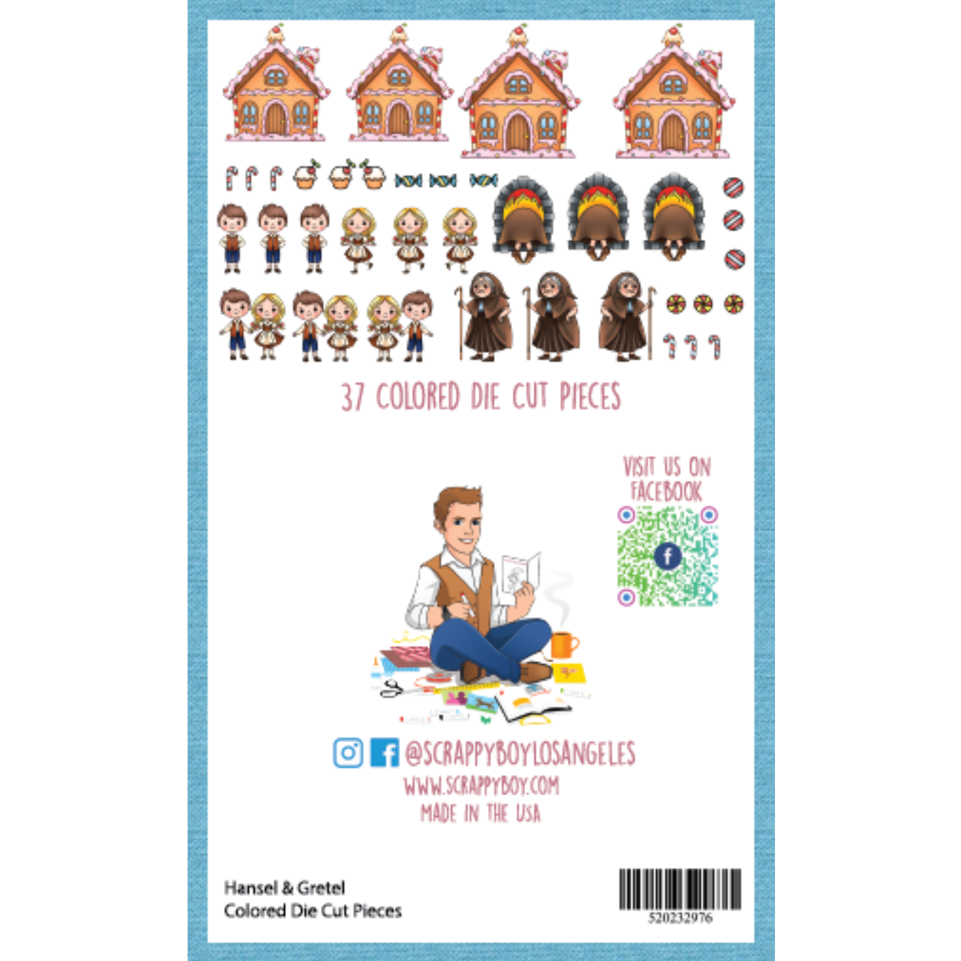 
                  
                    Hansel & Gretel - Colored Die Cut Pieces Scrappy Boy Stamps
                  
                