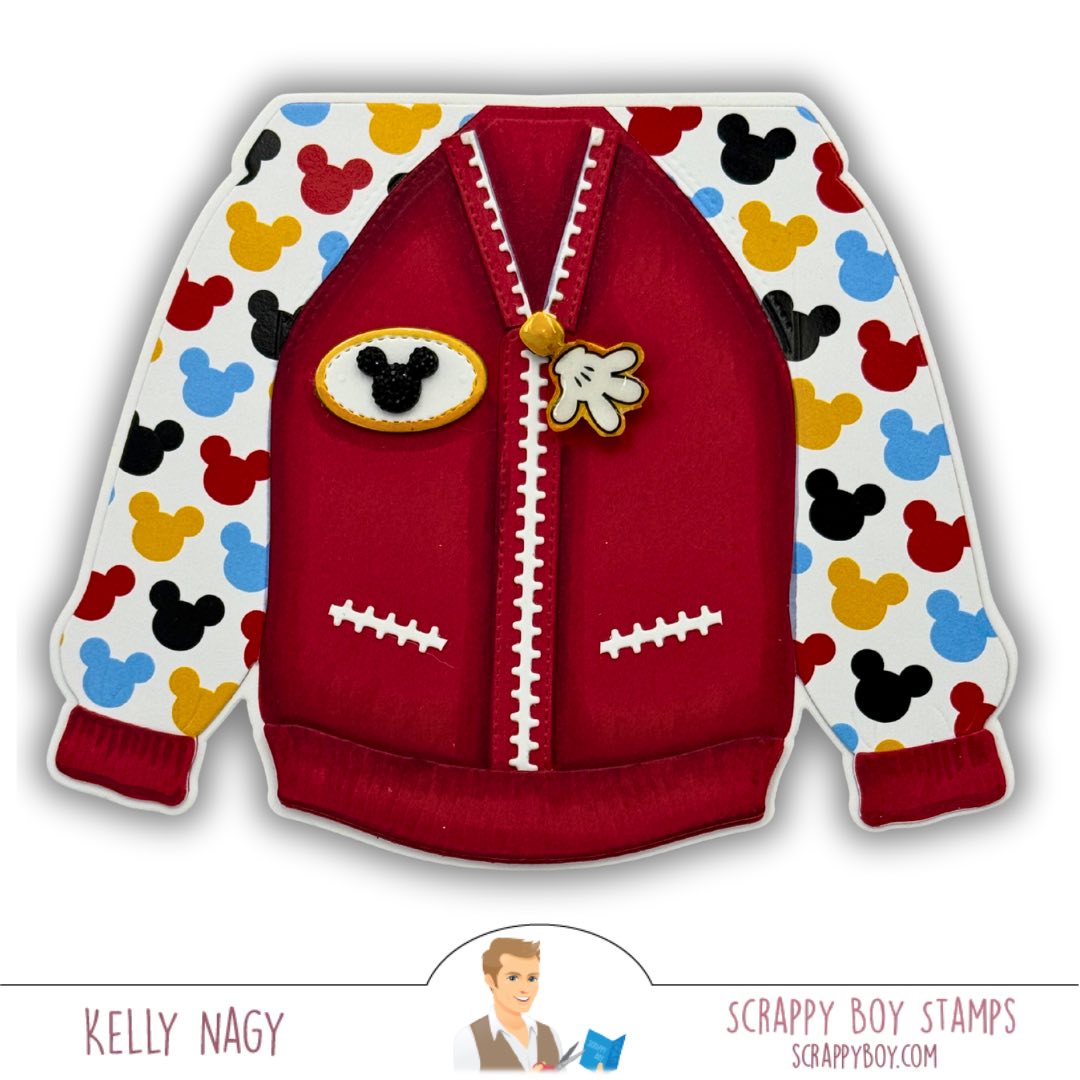 Hoodie Shaped Card Die Set - Scrappy Boy Stamps