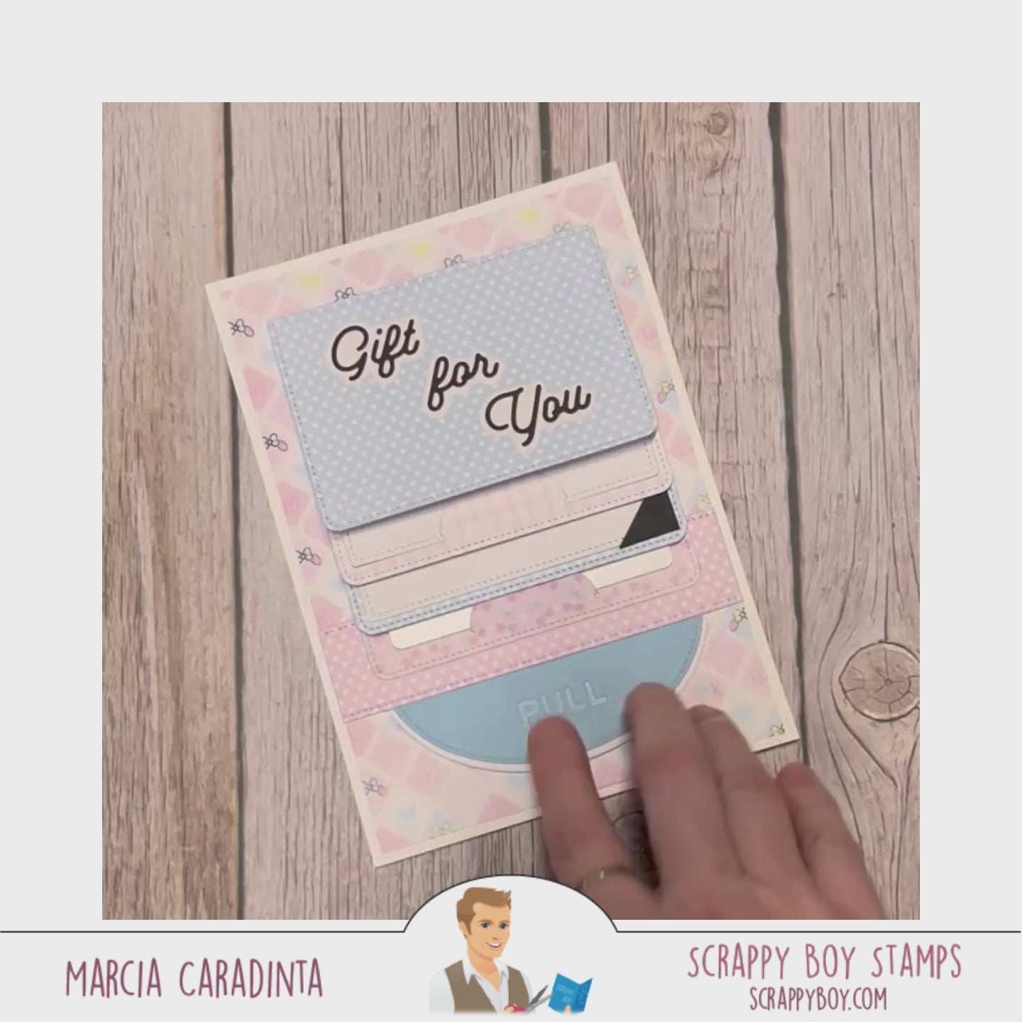 Waterfall Gift Card Holder Die Set