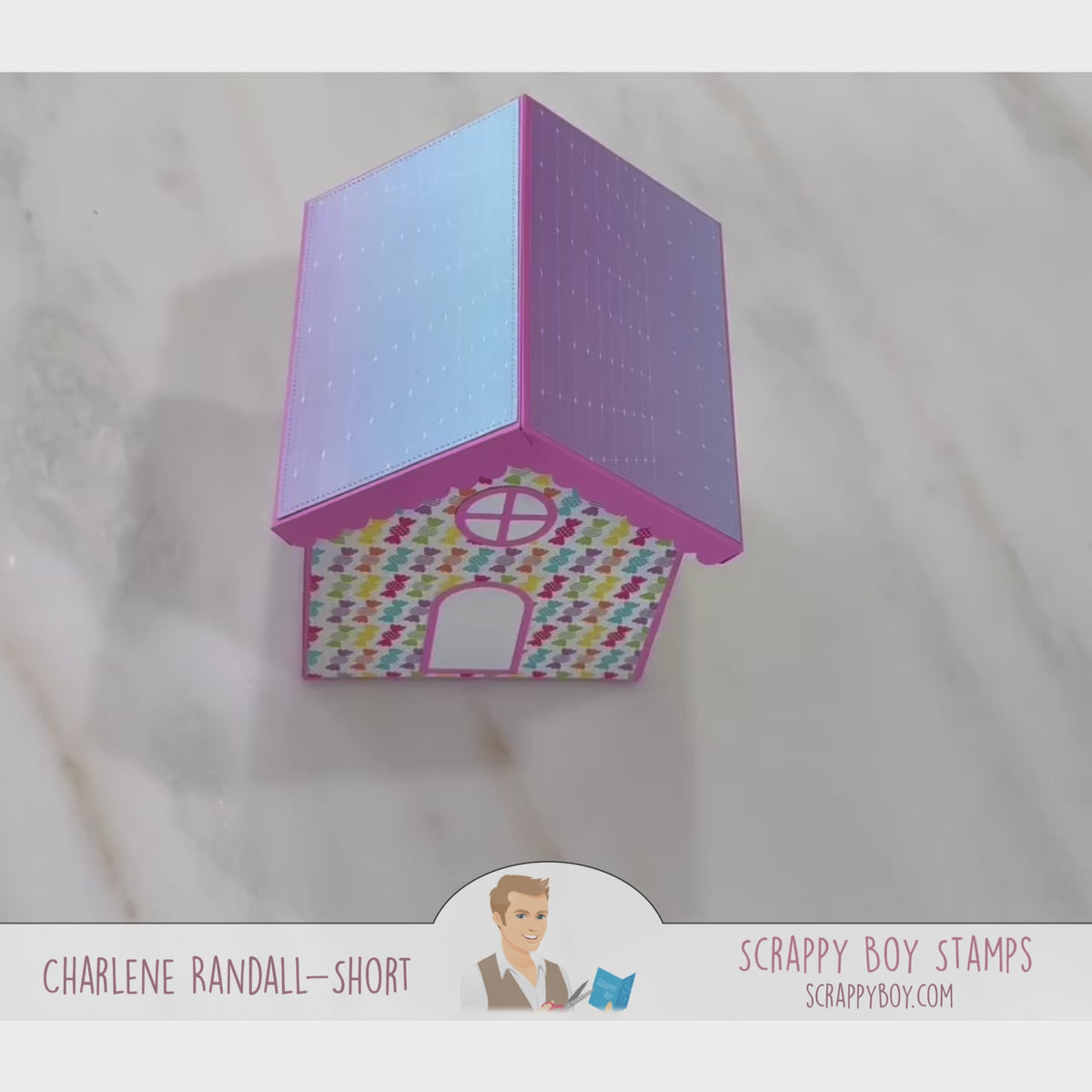 3D House Mini Album Die Set