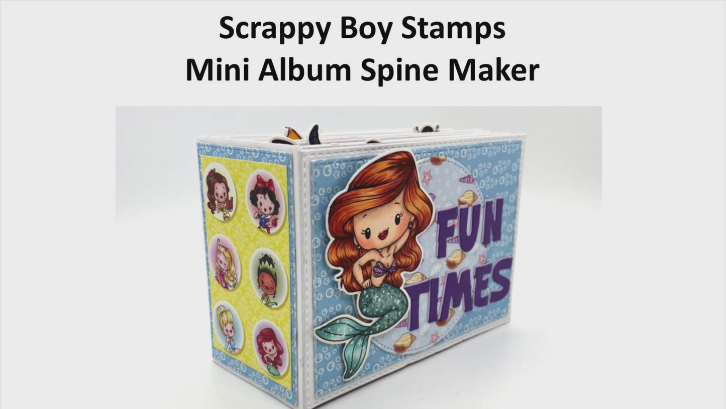 Mini Album Spine Maker Die