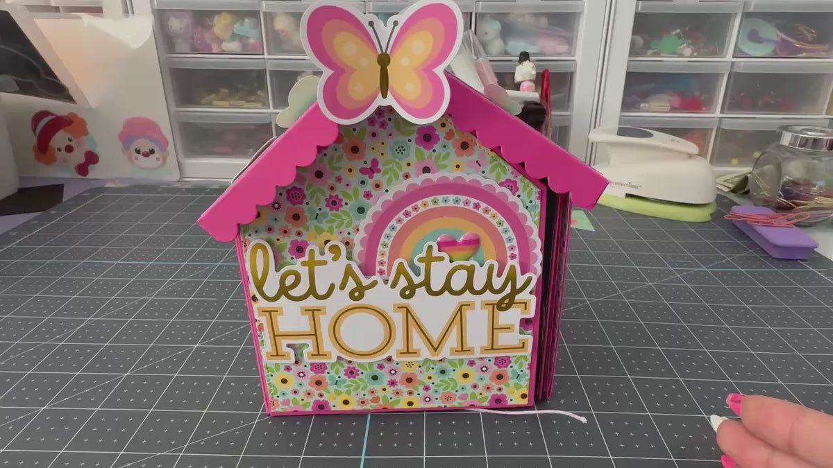 3D House Mini Album Die Set