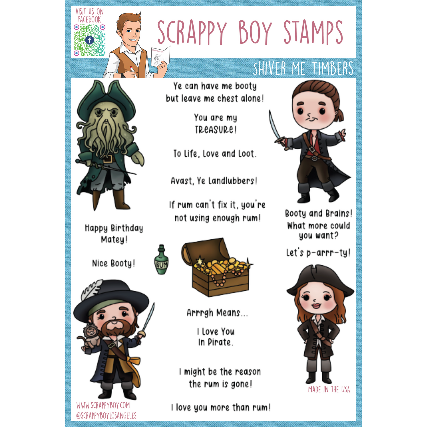 
                  
                    Bundle - Shiver Me Timbers Stamp & Outline Dies scrappyboystamps
                  
                