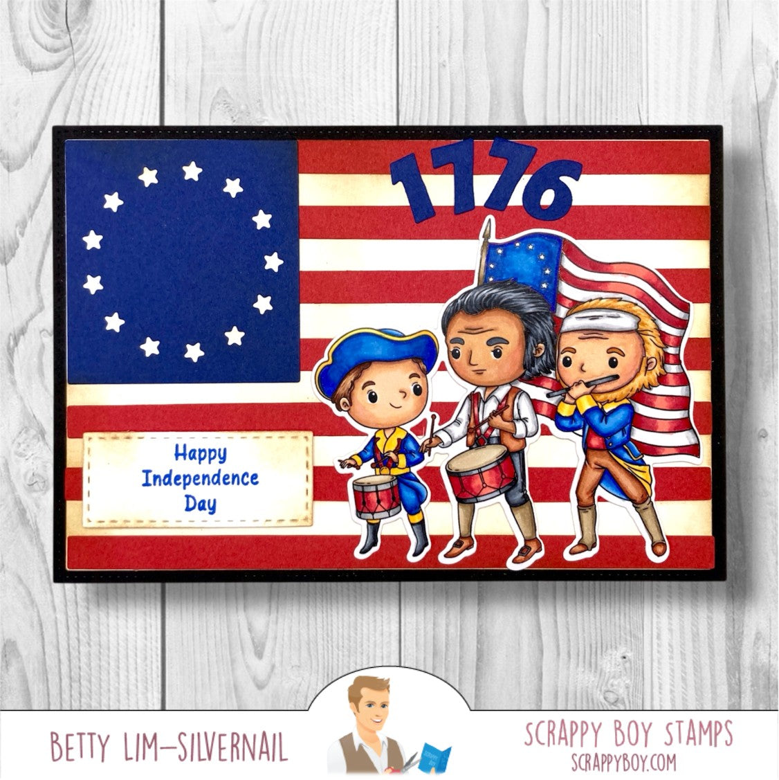 
                  
                    Bundle - Spirit of 1776 Stamp & Outline Dies Scrappy Boy Stamps
                  
                