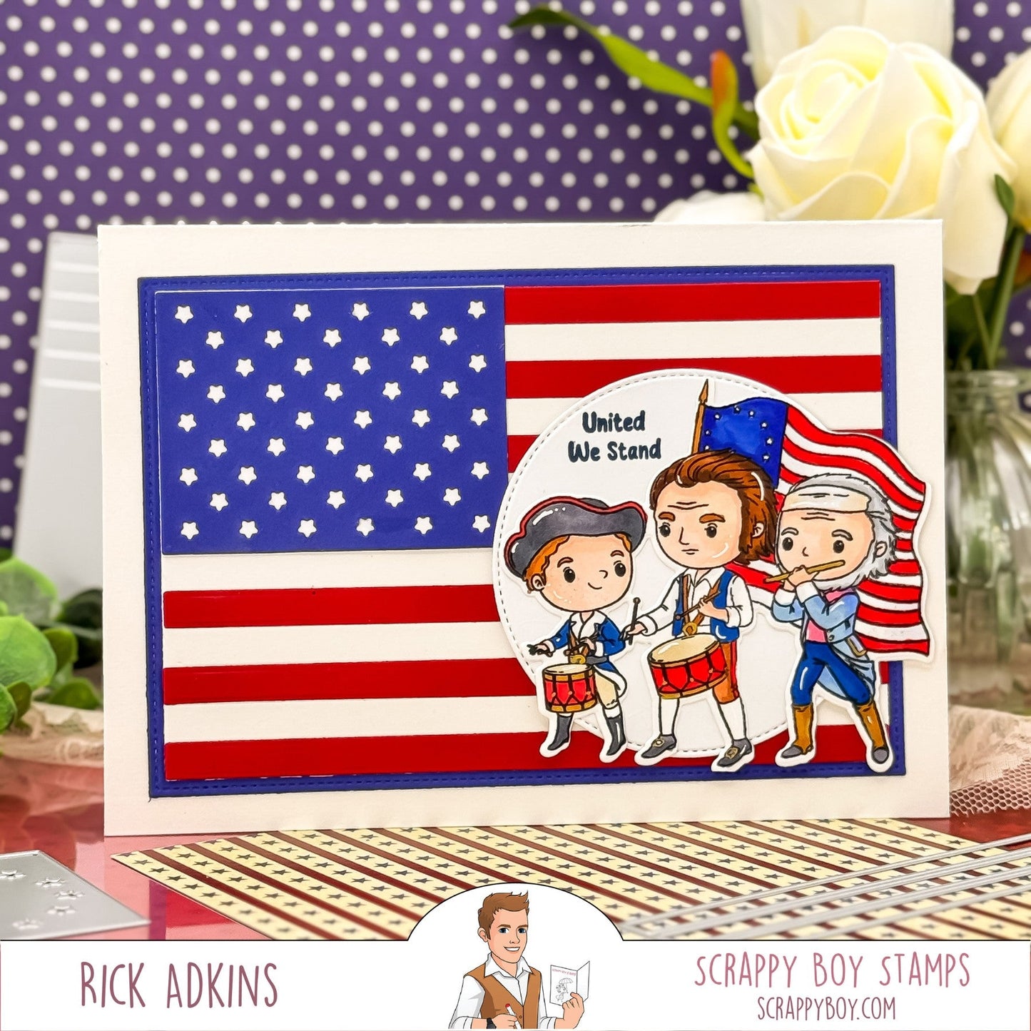 
                  
                    Bundle - Spirit of 1776 Stamp & Outline Dies Scrappy Boy Stamps
                  
                