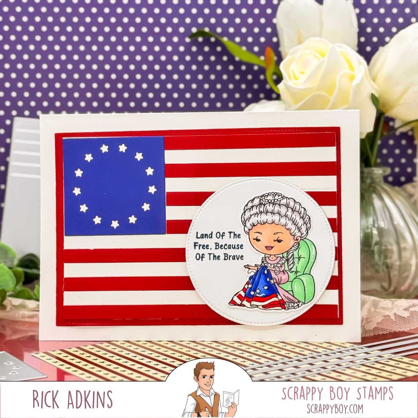 
                  
                    Bundle - Spirit of 1776 Stamp & Outline Dies Scrappy Boy Stamps
                  
                