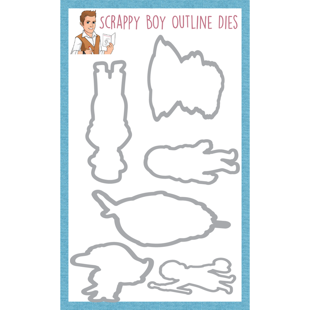 Outline Dies - The Greatest Show scrappyboystamps
