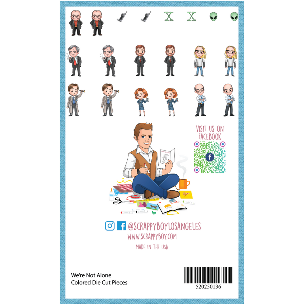 
                  
                    We're Not Alone - Colored Die Cut Pieces Scrappy Boy Stamps
                  
                