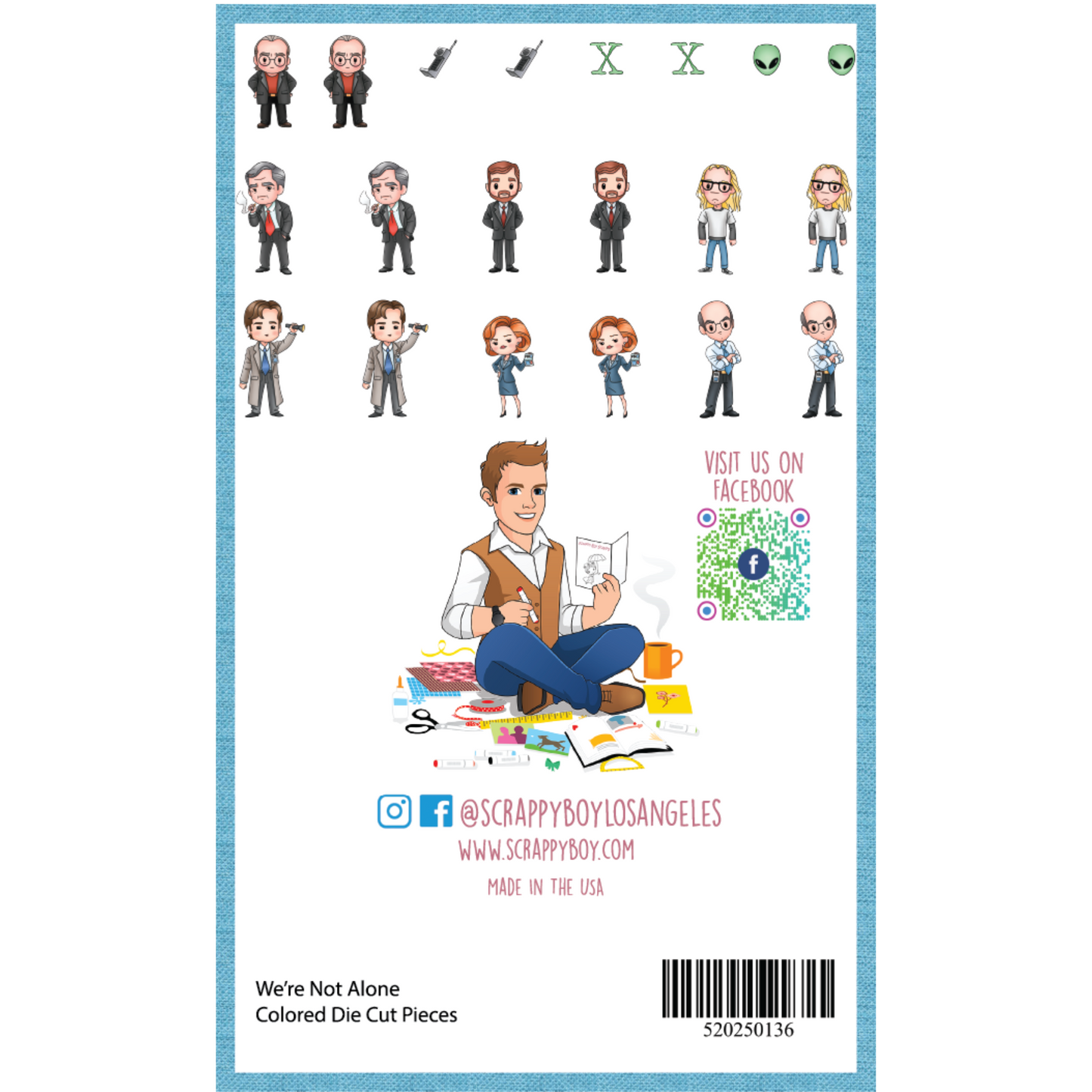 
                  
                    We're Not Alone - Colored Die Cut Pieces Scrappy Boy Stamps
                  
                