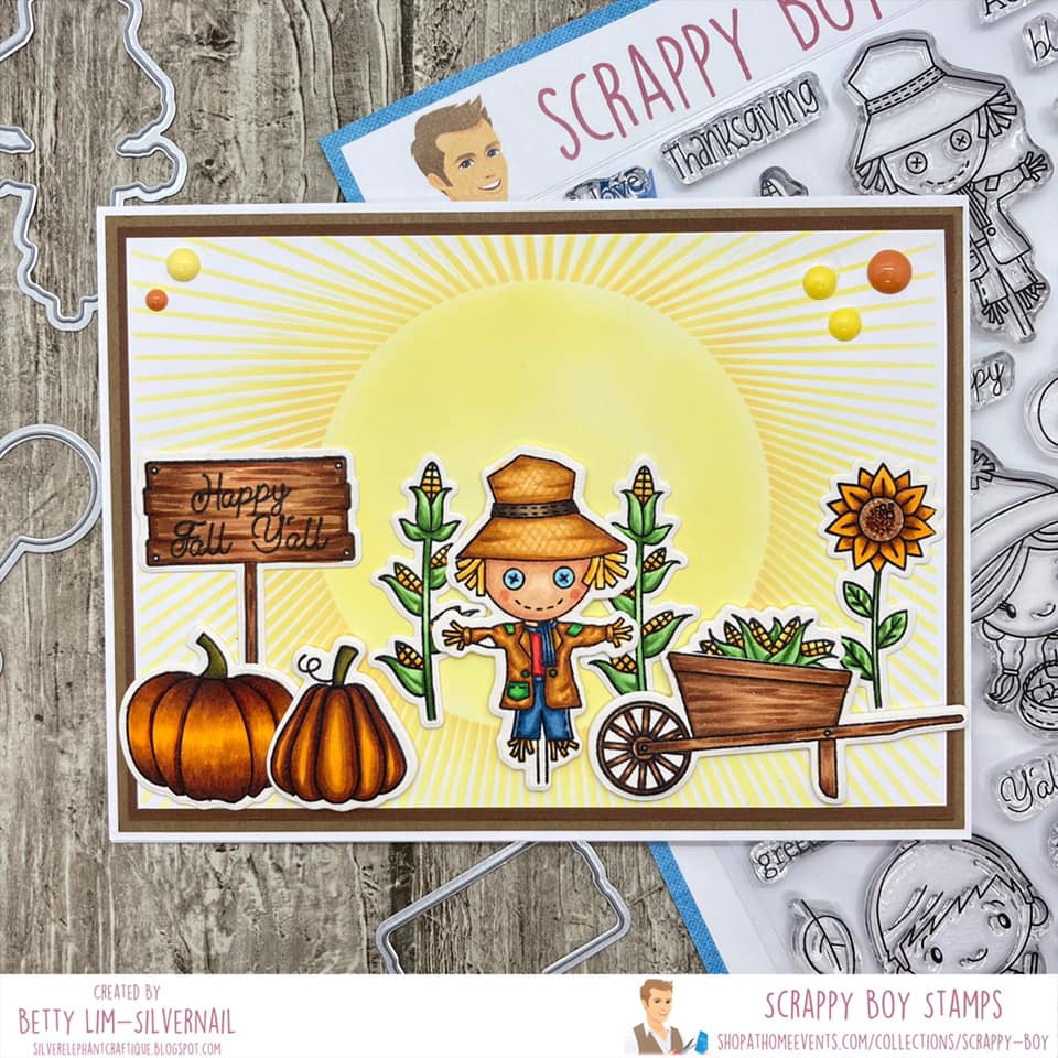 
                  
                    Happy Fall Y'all - 6x8 Stamp scrappyboystamps
                  
                
