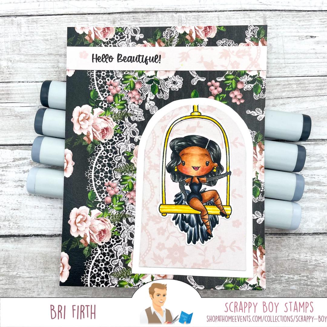 Bundle - Curve Appeal Stamp & Outline Dies scrappyboystamps