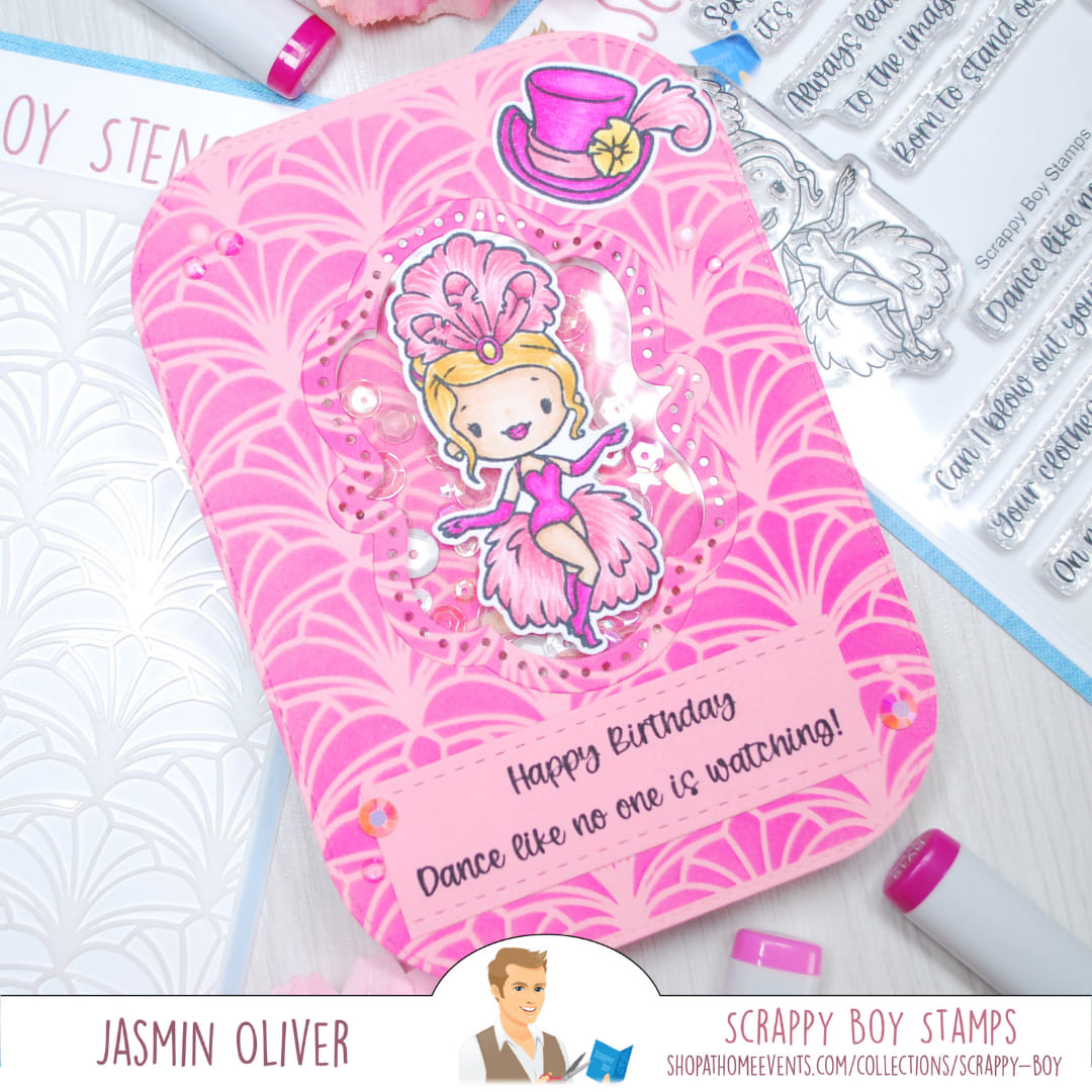 Bundle - Curve Appeal Stamp & Outline Dies scrappyboystamps